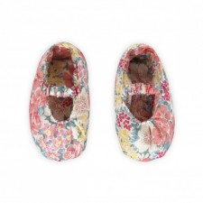 Slippers big pink flower