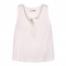 Tank top off white jersey
