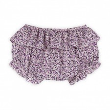 Baby panties little purple and pink flower