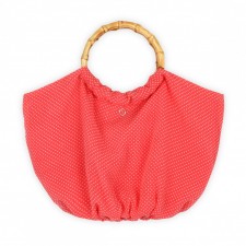 Bag pink coral spot