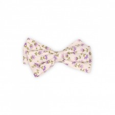Tie hair clip little purple flower