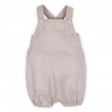 Jumpsuit beige checks