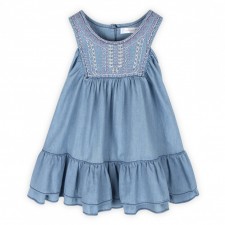 Dress bb light denim cotton