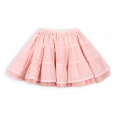 Skirt pink glitter cotton