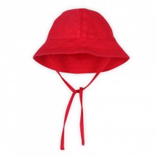Hat red cotton