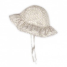 Baby girl hat little purple flower