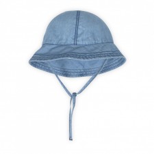 Hat light denim cotton