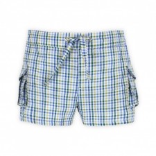 Baby Swimwear yellow and green checks