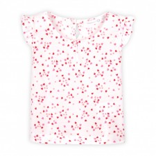 T-shirt bb pink heart jersey