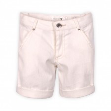 Short boy off white cotton