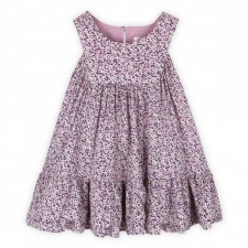 Dress bb little purple and pink flower