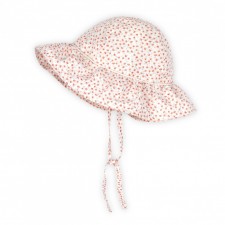 Baby girl hat little orange flower