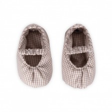 Slippers blue checks