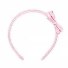 Hair band pink checks