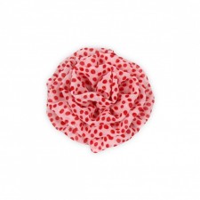 Flower hairclip red spot